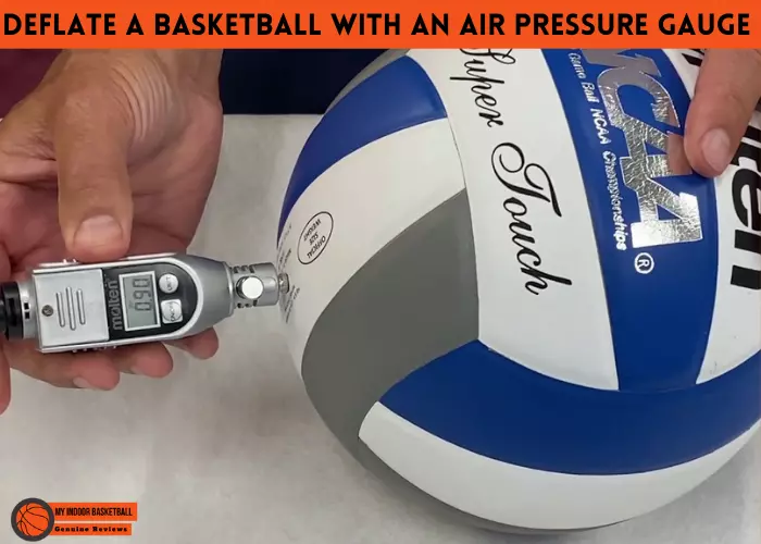 How to Deflate a Basketball with an Air Pressure Gauge