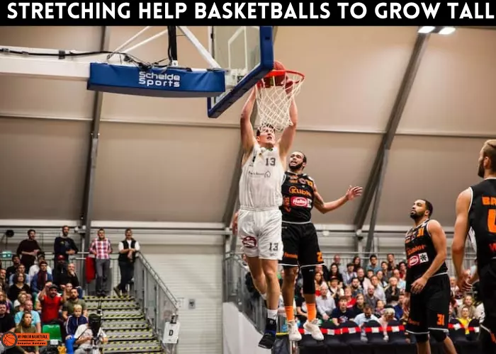 Stretching Help basketballs to grow tall