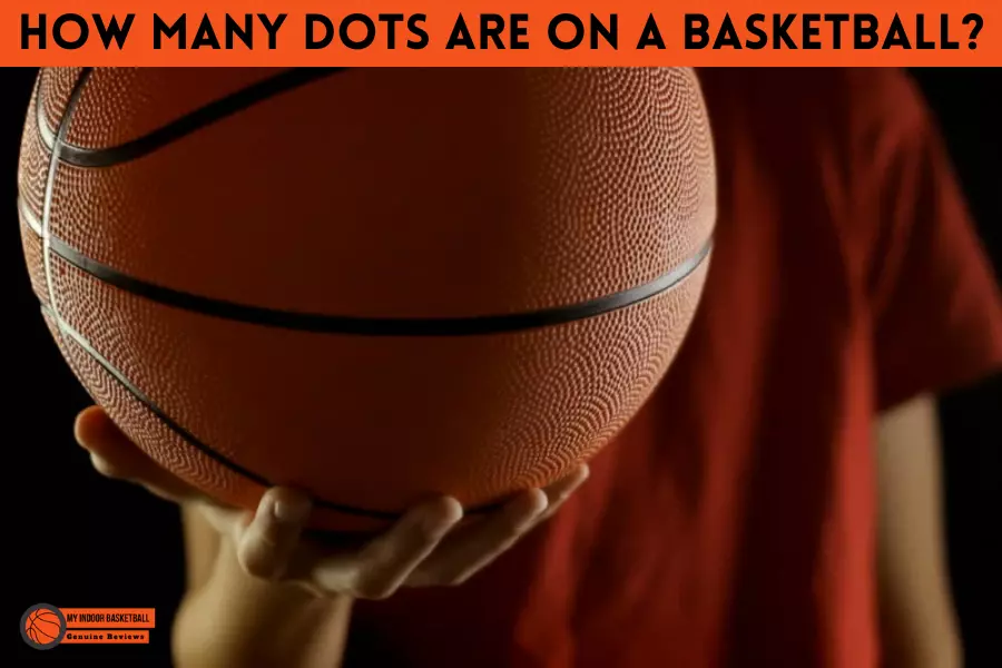 How many dots are on a basketball